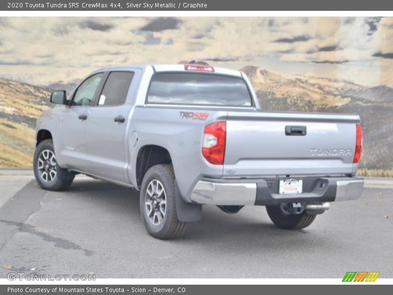 Silver Sky Metallic / Graphite 2020 Toyota Tundra SR5 CrewMax 4x4