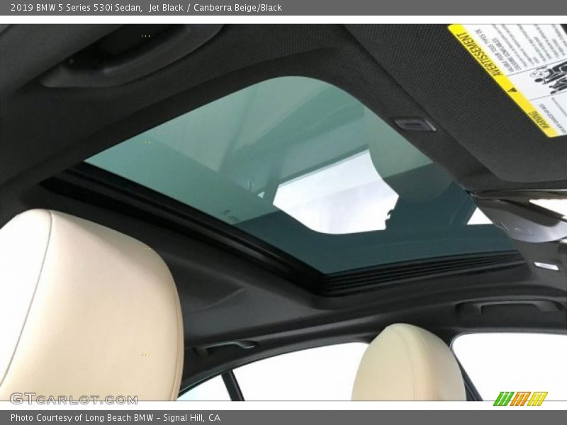 Jet Black / Canberra Beige/Black 2019 BMW 5 Series 530i Sedan