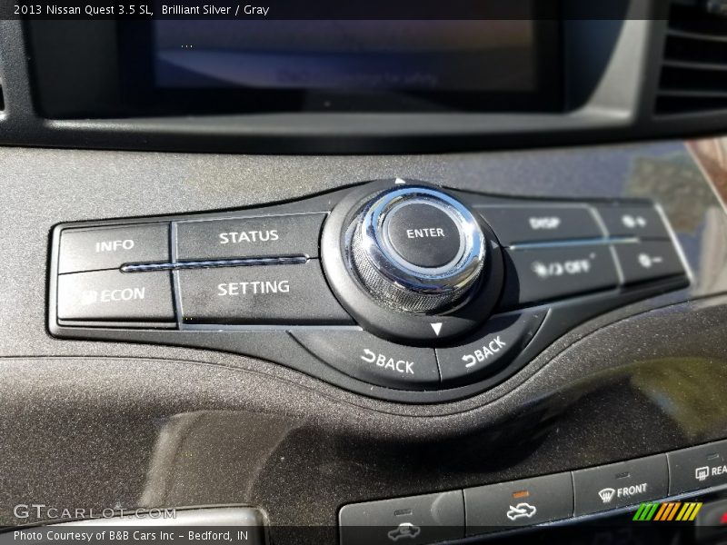 Brilliant Silver / Gray 2013 Nissan Quest 3.5 SL
