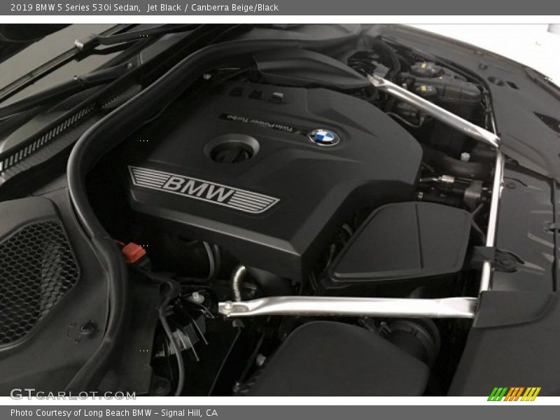 Jet Black / Canberra Beige/Black 2019 BMW 5 Series 530i Sedan