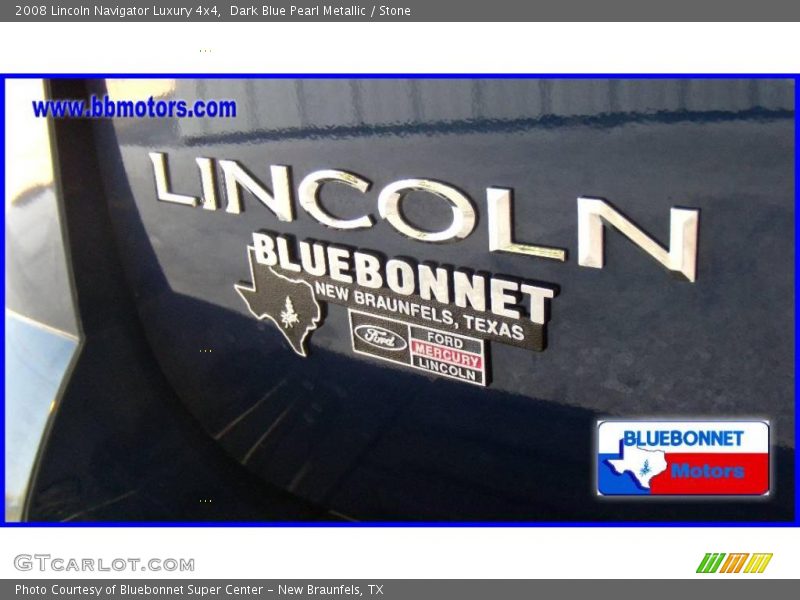 Dark Blue Pearl Metallic / Stone 2008 Lincoln Navigator Luxury 4x4