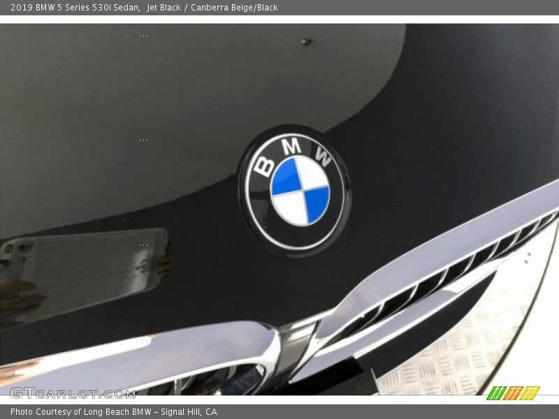 Jet Black / Canberra Beige/Black 2019 BMW 5 Series 530i Sedan