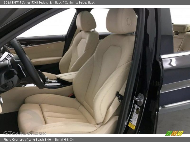 Jet Black / Canberra Beige/Black 2019 BMW 5 Series 530i Sedan