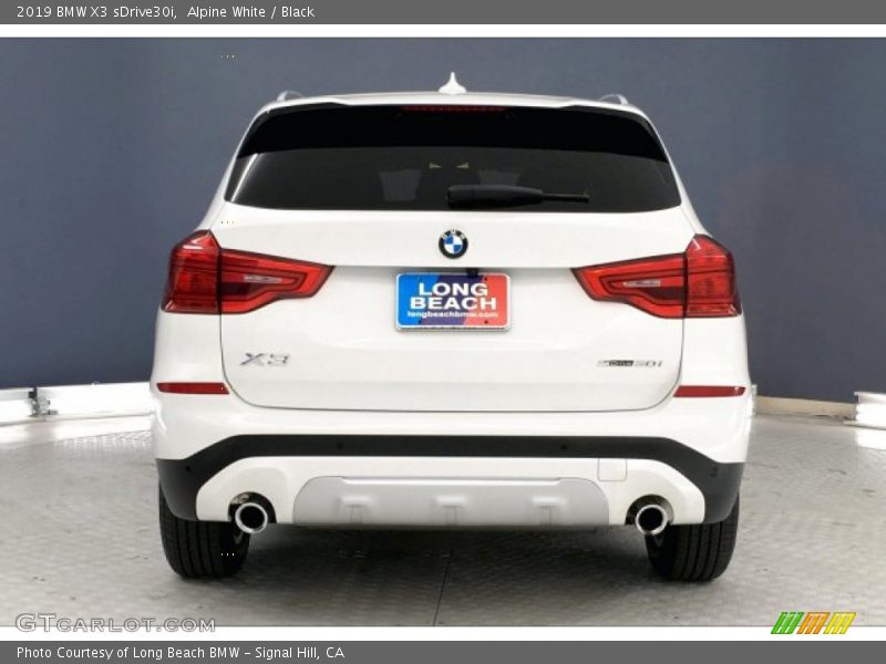 Alpine White / Black 2019 BMW X3 sDrive30i