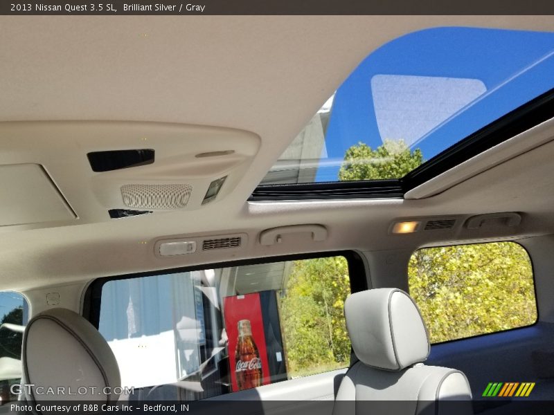 Brilliant Silver / Gray 2013 Nissan Quest 3.5 SL