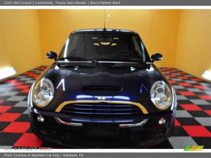 Purple Haze Metallic / Black/Panther Black 2005 Mini Cooper S Convertible