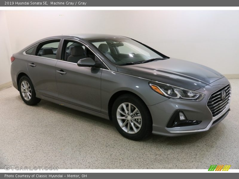 Machine Gray / Gray 2019 Hyundai Sonata SE