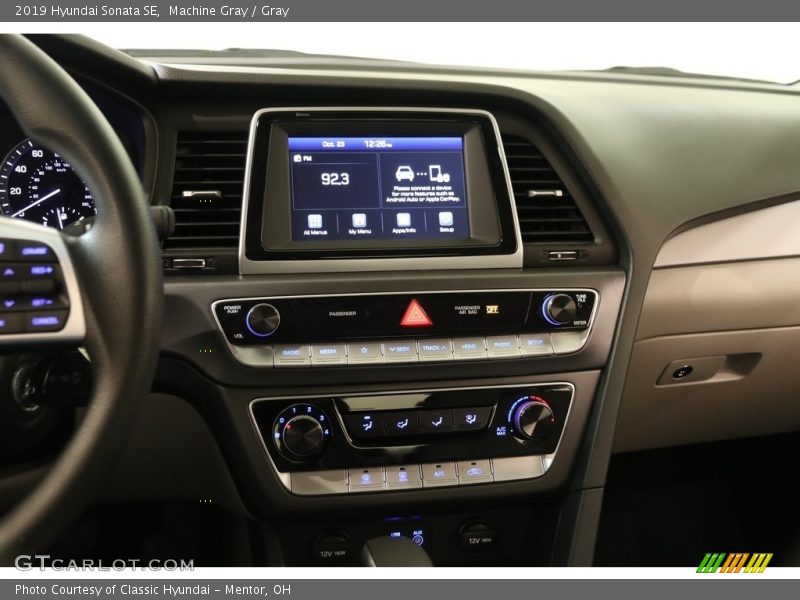 Machine Gray / Gray 2019 Hyundai Sonata SE