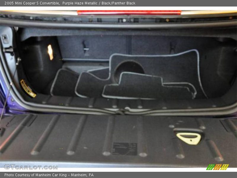 Purple Haze Metallic / Black/Panther Black 2005 Mini Cooper S Convertible