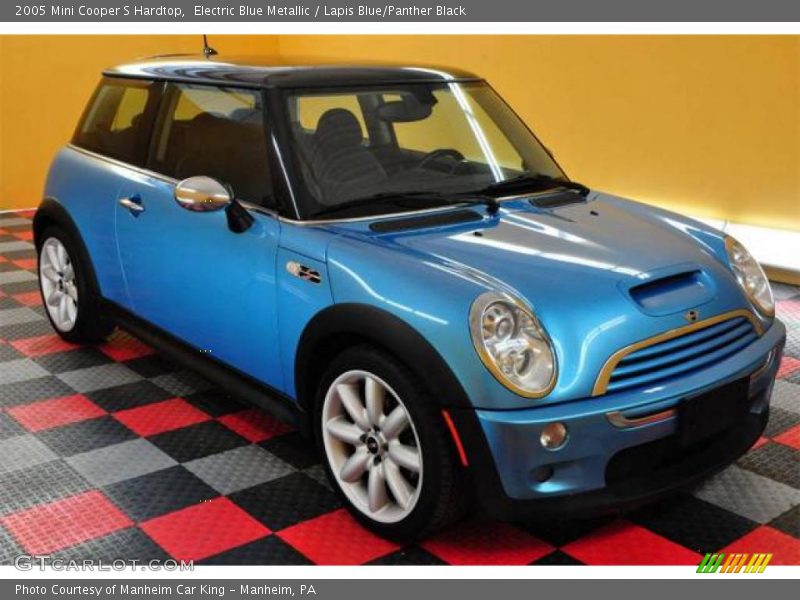 Electric Blue Metallic / Lapis Blue/Panther Black 2005 Mini Cooper S Hardtop