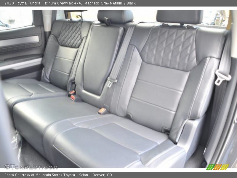 Rear Seat of 2020 Tundra Platinum CrewMax 4x4