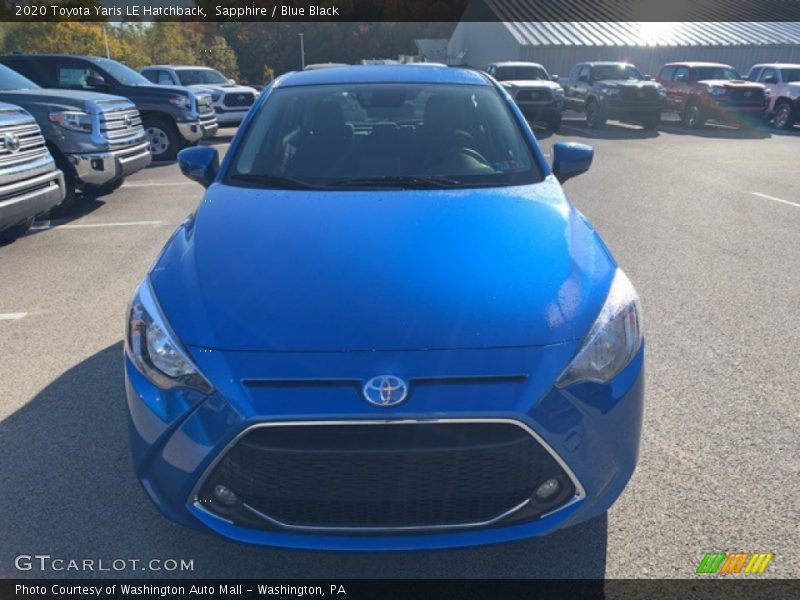 Sapphire / Blue Black 2020 Toyota Yaris LE Hatchback