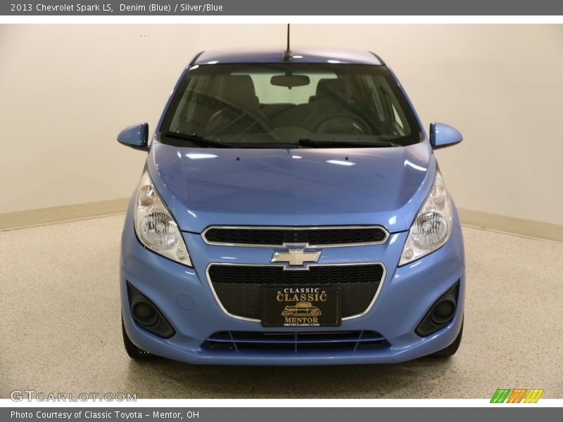 Denim (Blue) / Silver/Blue 2013 Chevrolet Spark LS