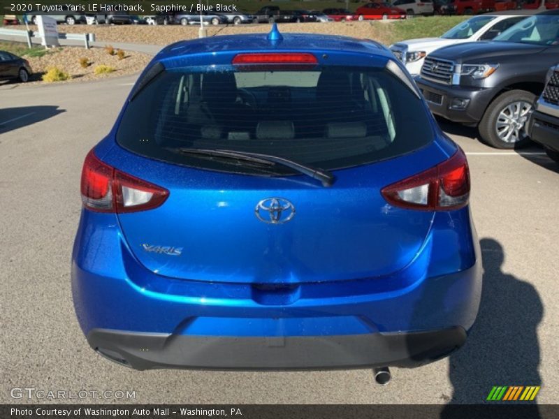 Sapphire / Blue Black 2020 Toyota Yaris LE Hatchback