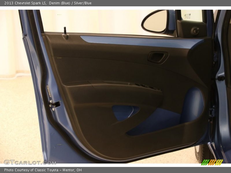 Denim (Blue) / Silver/Blue 2013 Chevrolet Spark LS