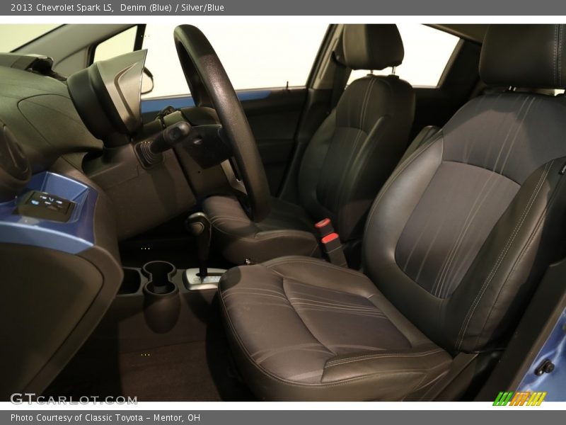 Denim (Blue) / Silver/Blue 2013 Chevrolet Spark LS
