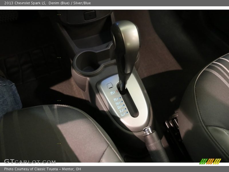 Denim (Blue) / Silver/Blue 2013 Chevrolet Spark LS