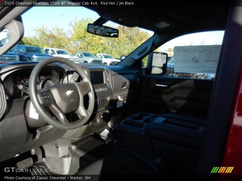 Red Hot / Jet Black 2020 Chevrolet Silverado 1500 WT Regular Cab 4x4