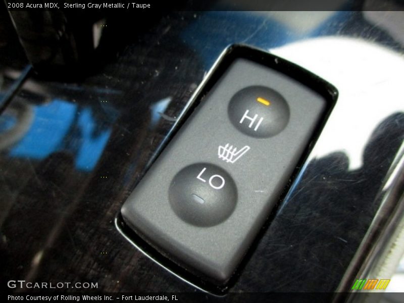 Sterling Gray Metallic / Taupe 2008 Acura MDX