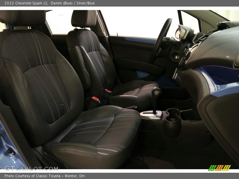 Denim (Blue) / Silver/Blue 2013 Chevrolet Spark LS