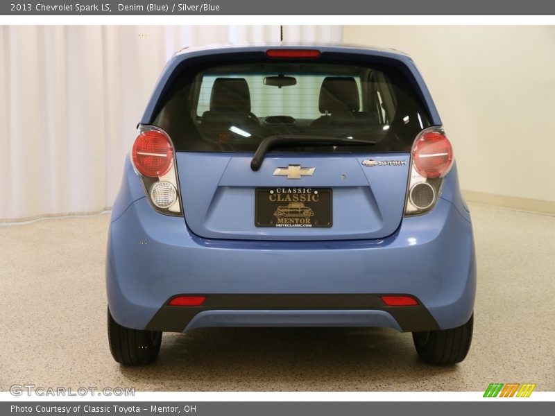 Denim (Blue) / Silver/Blue 2013 Chevrolet Spark LS