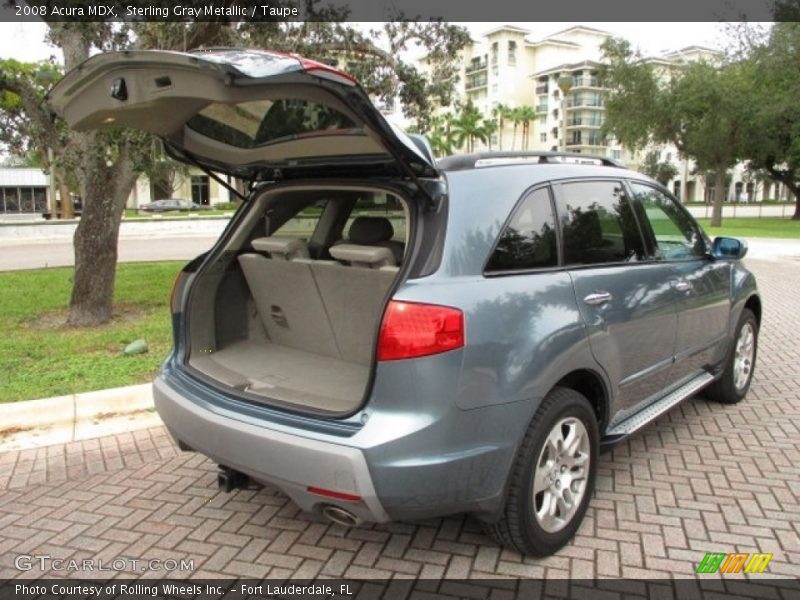Sterling Gray Metallic / Taupe 2008 Acura MDX