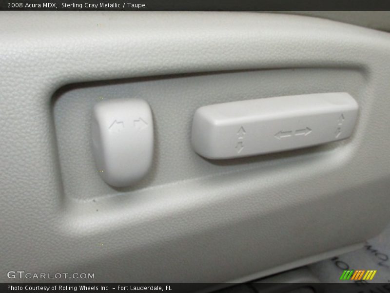 Sterling Gray Metallic / Taupe 2008 Acura MDX