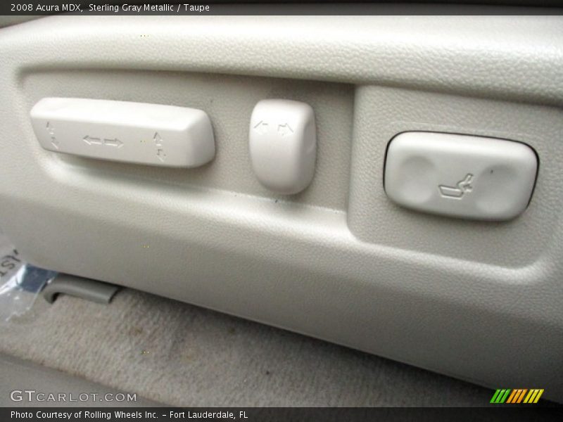 Sterling Gray Metallic / Taupe 2008 Acura MDX