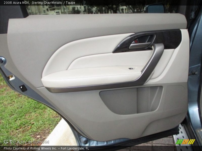 Sterling Gray Metallic / Taupe 2008 Acura MDX