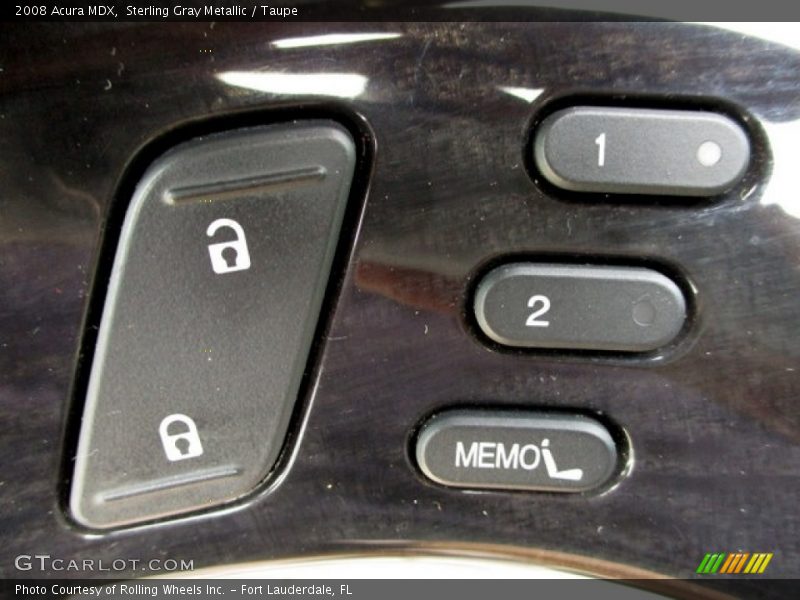 Sterling Gray Metallic / Taupe 2008 Acura MDX