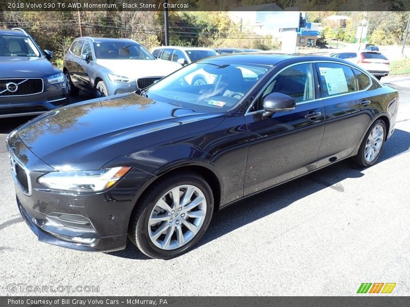 Black Stone / Charcoal 2018 Volvo S90 T6 AWD Momentum