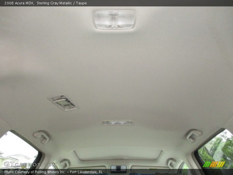 Sterling Gray Metallic / Taupe 2008 Acura MDX