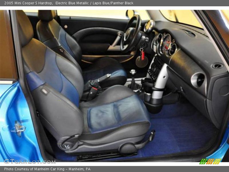 Electric Blue Metallic / Lapis Blue/Panther Black 2005 Mini Cooper S Hardtop
