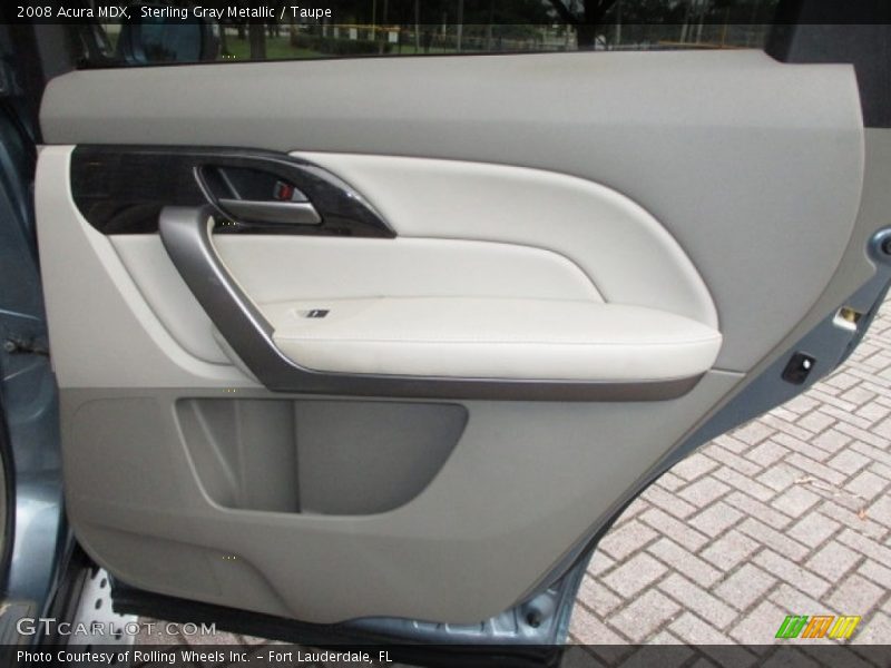 Sterling Gray Metallic / Taupe 2008 Acura MDX