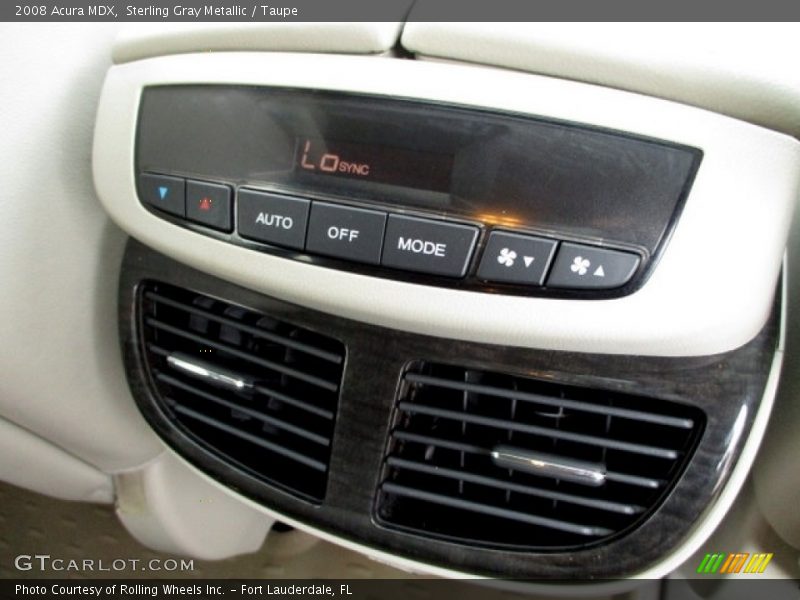 Sterling Gray Metallic / Taupe 2008 Acura MDX