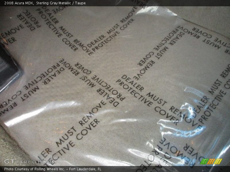 Sterling Gray Metallic / Taupe 2008 Acura MDX