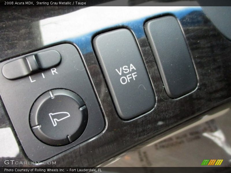 Sterling Gray Metallic / Taupe 2008 Acura MDX