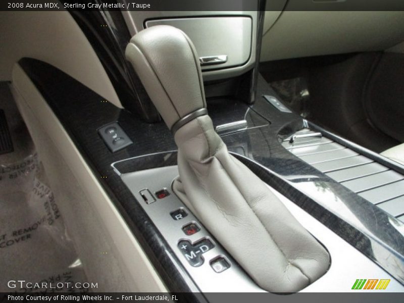 Sterling Gray Metallic / Taupe 2008 Acura MDX