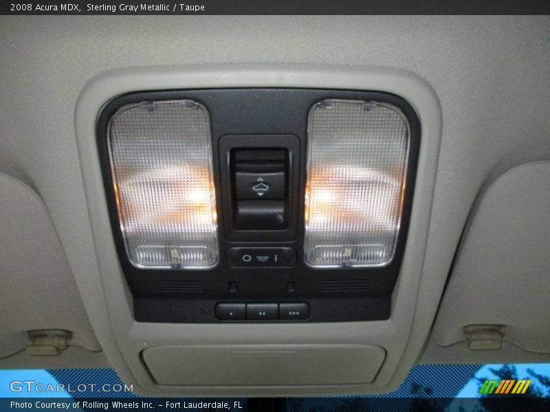 Sterling Gray Metallic / Taupe 2008 Acura MDX