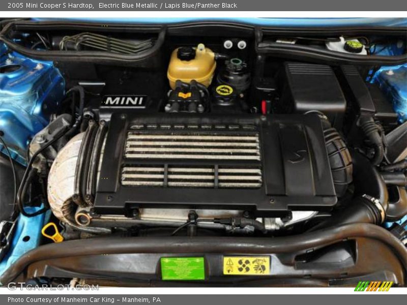 Electric Blue Metallic / Lapis Blue/Panther Black 2005 Mini Cooper S Hardtop