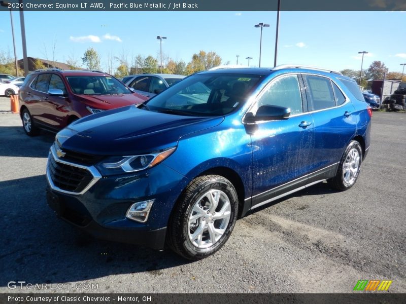 Pacific Blue Metallic / Jet Black 2020 Chevrolet Equinox LT AWD