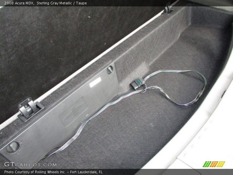 Sterling Gray Metallic / Taupe 2008 Acura MDX
