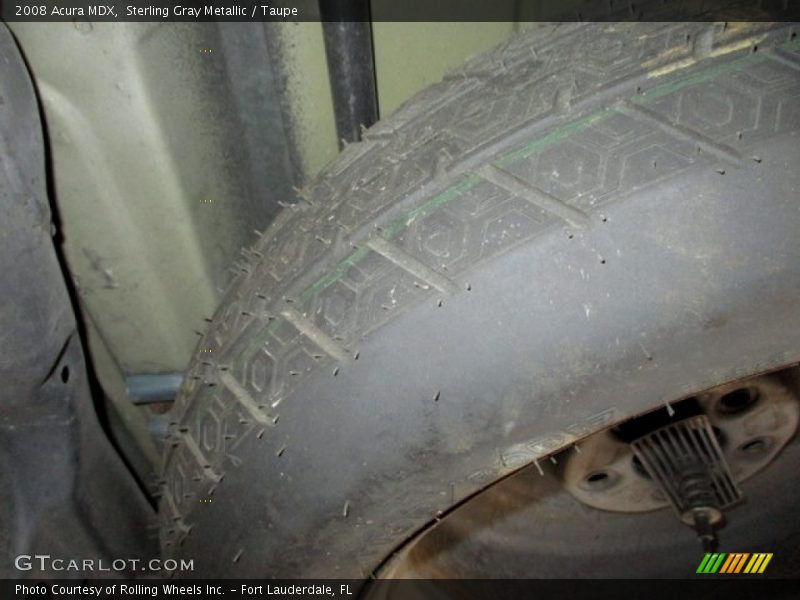 Sterling Gray Metallic / Taupe 2008 Acura MDX