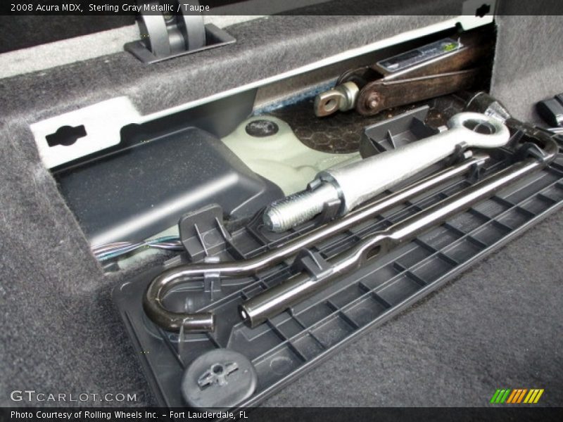 Sterling Gray Metallic / Taupe 2008 Acura MDX