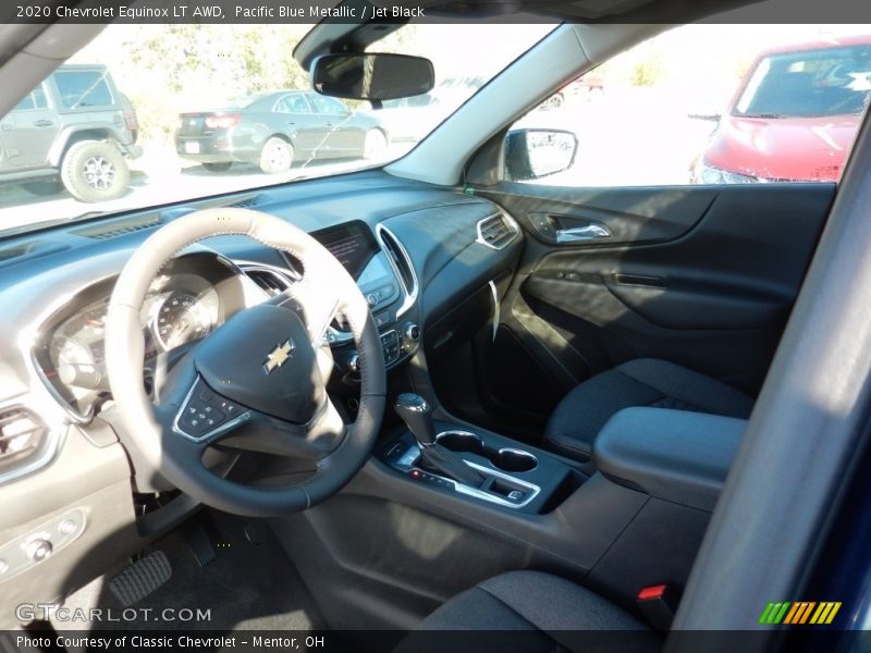Pacific Blue Metallic / Jet Black 2020 Chevrolet Equinox LT AWD