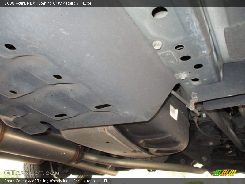 Sterling Gray Metallic / Taupe 2008 Acura MDX