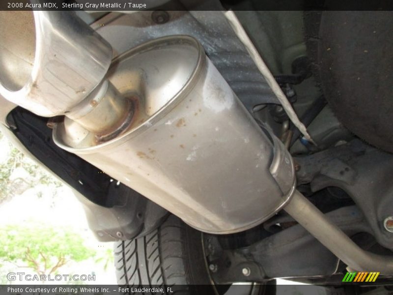 Sterling Gray Metallic / Taupe 2008 Acura MDX