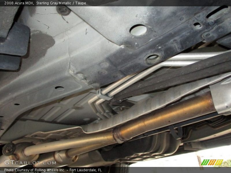 Sterling Gray Metallic / Taupe 2008 Acura MDX