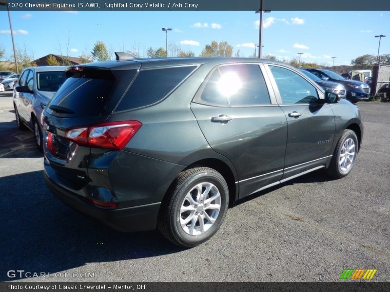 Nightfall Gray Metallic / Ash Gray 2020 Chevrolet Equinox LS AWD