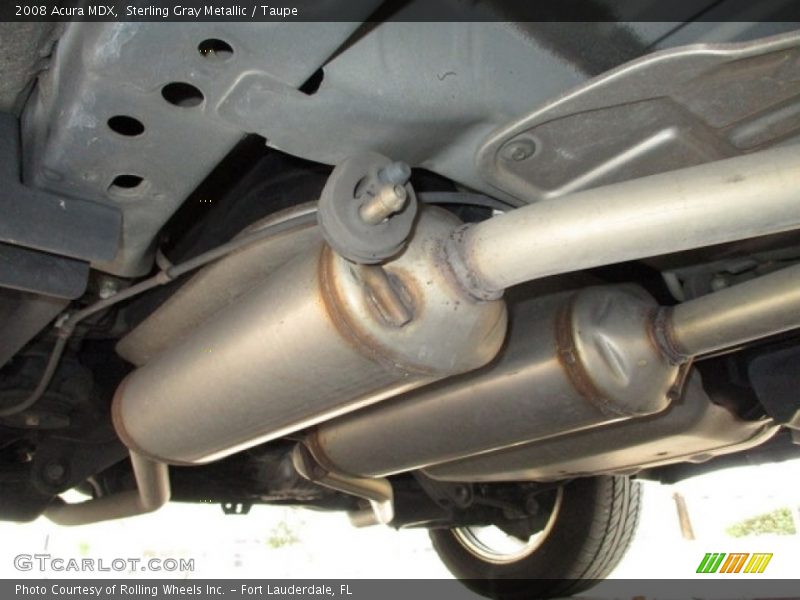 Sterling Gray Metallic / Taupe 2008 Acura MDX